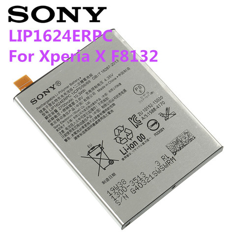 Batterie d'origine pour Sony XPERIA X PERFORMANCE, 2700mAh, F8131, F8132, LIP1624ERPC ► Photo 1/2