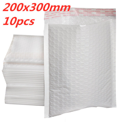 10 PCS/Lot blanc enveloppe en mousse sac différentes spécifications Mailers rembourré enveloppe d'expédition avec bulle sac postal vente chaude ► Photo 1/6