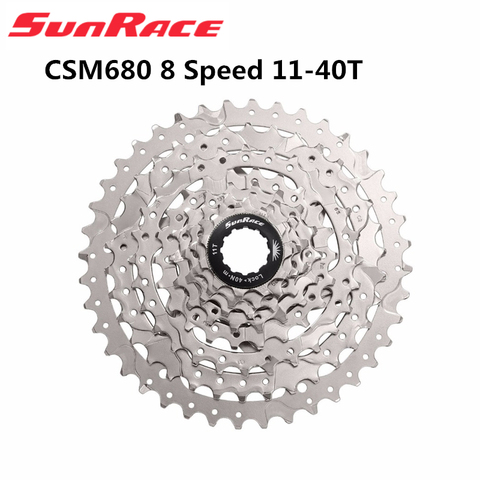 Sunrace CSM680 8 vitesses 11-40T vélo vélo vtt cassette 8 vitesses 11-40T livraison gratuite ► Photo 1/6
