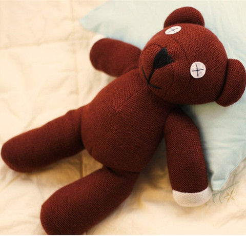 Offre Spéciale 23/35cm véritable Mr.Bean peluche ours en peluche jouets mignon personnel jouets poupées cadeaux créatifs pour enfants anniversaire ► Photo 1/5