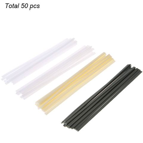 Baguette de soudage en plastique mélangé de 50pcs, baguette de soudage ABS/PP/PVC/PE pour buse, soudage par pointe, machine à souder en vinyle, baguette de soudage ► Photo 1/6