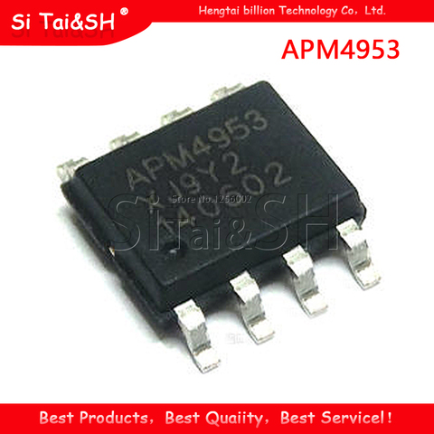 APM4953 4953 double canal p-mode d'amélioration, MOSFET SOP-8, 20 pièces/lot, nouveau ► Photo 1/1