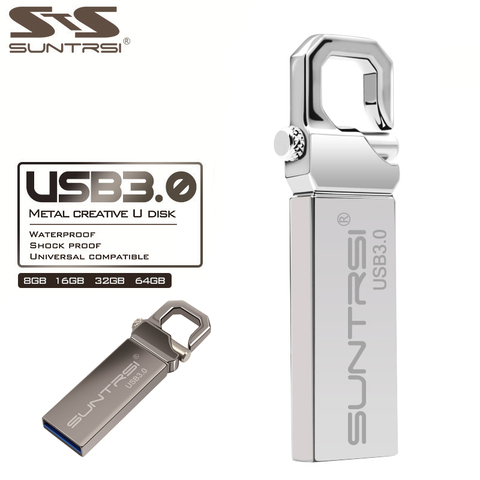 Suntrsi – clé Usb 3.0 OTG étanche, support à mémoire de 8GB 16GB 32GB 64GB 128GB, lecteur flash haute vitesse pour SmartPhone/tablette/PC ► Photo 1/6