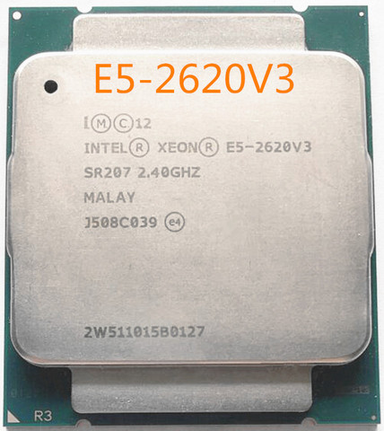 Processeur Intel Xeon E5-2620V3 E5 2620V3 Original, 6 cœurs, 2.40GHZ, 15 mo de cache, 85W, 22nm, FCLGA2011-V3 V3, livraison gratuite ► Photo 1/1