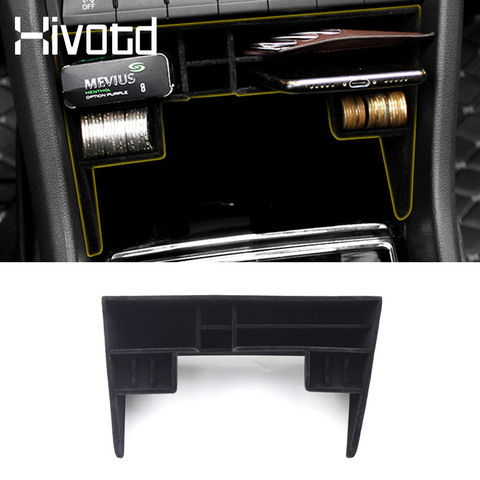 Hivotd – boîte de rangement multi-grille pour Console centrale de voiture Skoda, conteneur de grande capacité, accessoires d'intérieur ► Photo 1/6