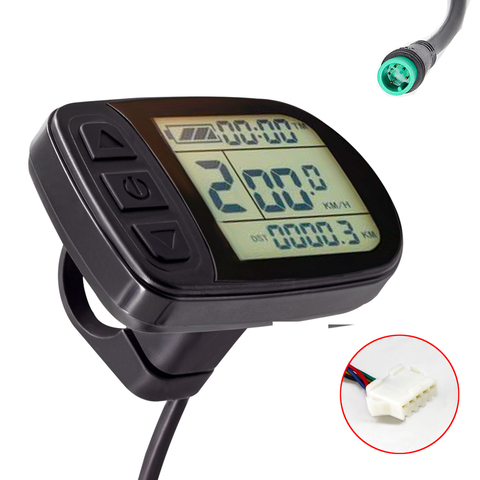 Ebike affichage 24V 36V 48V KT LCD5 affichage vélo électrique Kunteng KT panneau de commande Intelligent affichage pour vélo électrique ► Photo 1/6