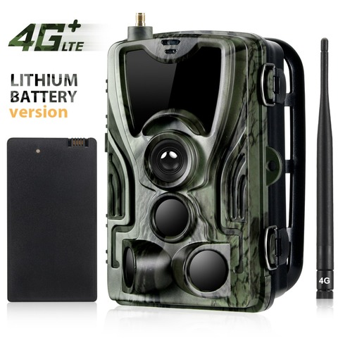 Caméra de chasse et de suivi des sentiers du gibier, 4G FTP MMS SMS SMTP Email HC801LTE, Vision nocturne, caméra de surveillance de la faune, batterie au Lithium 5000Mah ► Photo 1/6