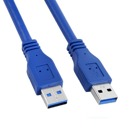 Câble USB 3.0 vers USB mâle vers mâle M/M Type A vers un câble d'extension USB 2.0 ligne de cordon 0.3M/0.5M/1M/1.5M/1.8M/3M haute qualité ► Photo 1/6