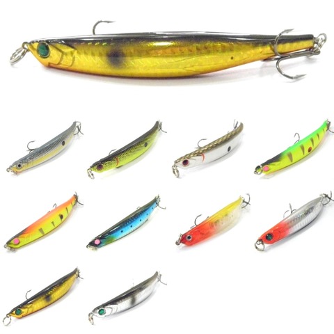 WLure 11.6g 11.4cm courbure corps Style mourir comme le vairon lent coulant sous la surface maskinongé appât Twitch leurre de pêche W625 ► Photo 1/6