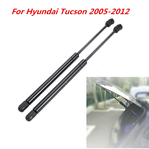 Support de barre pour vitre arrière de voiture, 2 pièces, ressort de choc, barres de suspension, pour Hyundai Tucson 2005, 2006, 2007, 2008, 2009, 2012 ► Photo 1/6