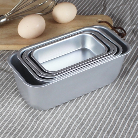 Moule à pain rectangulaire en aluminium, pour gâteau, Toast, Brownie, outils de cuisine, accessoires ► Photo 1/6