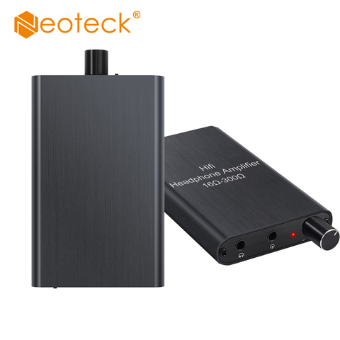 Neoteck 16-300 Ohm écouteur amplificateur de casque avec amplificateur de batterie externe intégré avec commutateur de basse de Gain pour téléphone Android ► Photo 1/6