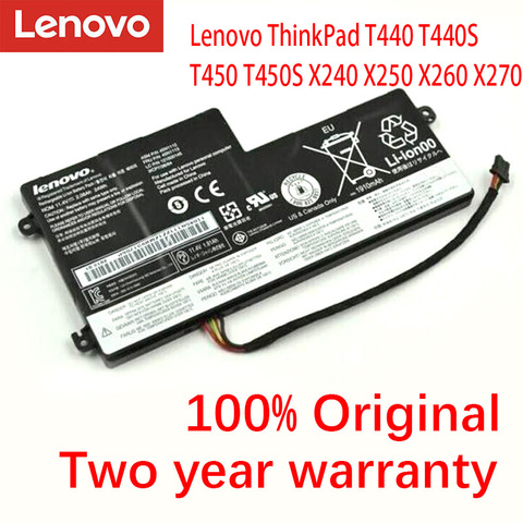 Lenovo ThinkPad T440 T440S T450 T450S X240 X250 X260 X270 45N1110 45N1111 45N1112 Ordinateur Portable D'origine battery11.1V 24WH ► Photo 1/6