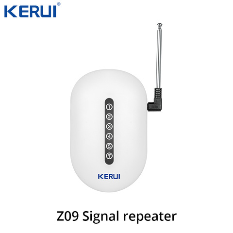 433 mhz Kerui Sans Fil Répéteur de Signal Émetteur Sensros Signal Expander Booster Extender Pour Système D'alarme de Sécurité À Domicile ► Photo 1/2