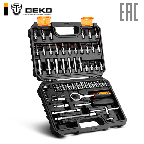 Jeu d'outils pour auto Deko ik53 (53 pièces.) ► Photo 1/6