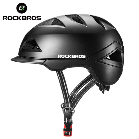 ROCKBROS – Casque ultraléger de vélo ou moto pour homme et femme,style intégralement moulé de sport anti-transpiration, modèle électrique avec une emphase sur la sécurité, ► Photo 1/6