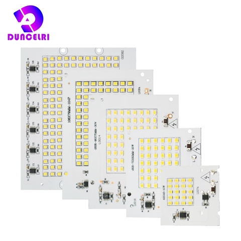 Perles de lumière à large faisceau, puce SMD LED, 10W 20W 30W 50W 2835 W, AC 100 V-220V 240, lampe pour éclairage extérieur, à bricolage-même ► Photo 1/6