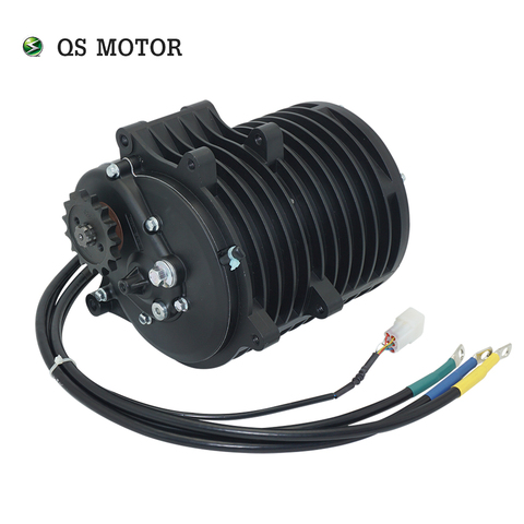 QSMOTOR – moteur de moto électrique 138 3000W V3 70H 5500W, 72V, 100 km/h Max, entraînement central dans le pédalier ► Photo 1/1