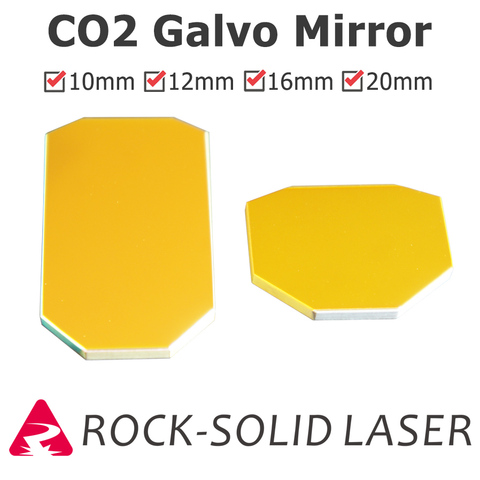 CO2 Laser Galvo tête de balayage optique miroir X axe Y Quartz 10.6um lumière Spot taille 10mm 12mm 16mm 20mm 30mm galvanomètre ► Photo 1/5