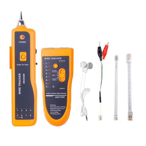 Testeur professionnel de générateur de téléphone, outil de diagnostic de tonalité, traceur de câble de téléphone réseau, UTP STP RJ45 ► Photo 1/6