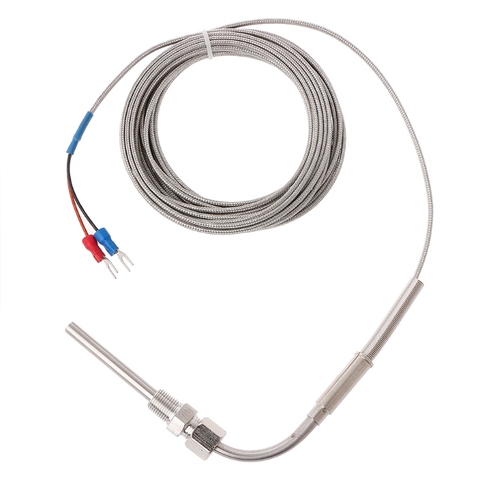 -100 ~ 1250 ° c en acier inoxydable EGT capteurs de température Thermocouple Type K pour moteur gaz d'échappement sonde de température 1m/2m/3m/4m/5m ► Photo 1/6