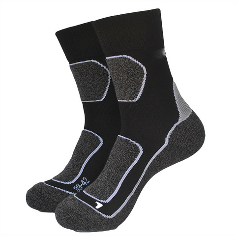 Chaussettes épaisses en laine mérinos 1 paire, chaussettes pour hommes et femmes, 20% ► Photo 1/5