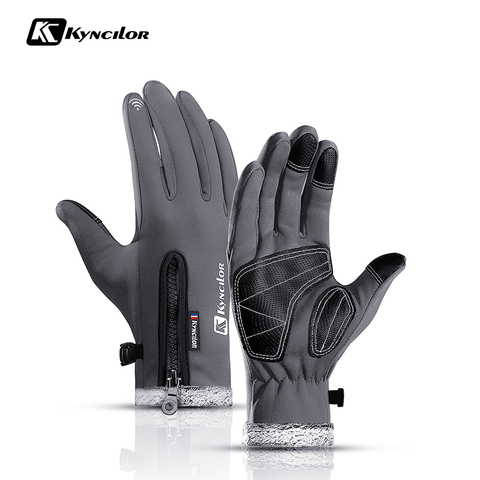 Gants de randonnée pour hommes et femmes, nouveaux Sports de plein air, imperméables, antidérapants, chauffe les doigts, écran tactile, ciclismo, hiver ► Photo 1/6