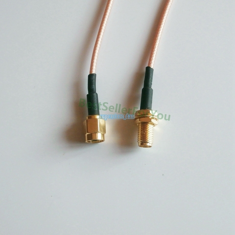 Câble d'extension pour antenne WiFi, 4/8/12/20/40 pouces RP-SMA mâle vers RP-SMA femelle, RF RG316 ► Photo 1/5