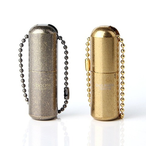 Mini briquet à Kerosene Compact, pour la cuisine et la maison, porte-clés à essence, Capsule, vente en gros ► Photo 1/6