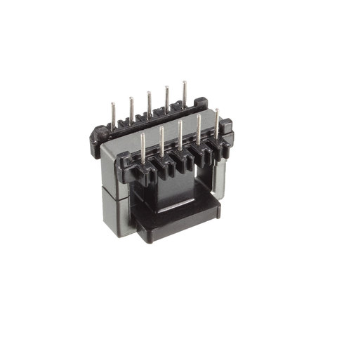 Uxcell-lot de 5 bobines EE25 5 | Avec bobine de transformateur à 5broches, PC40 Ferrite Core Vertical, 10 motes en Ferrite et 5 bobines ► Photo 1/4