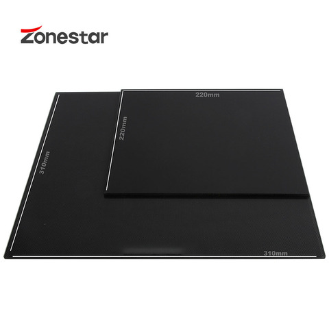 ZONESTAR SuperBase enduit verre trempé facile à enlever Plate-forme d'imprimante 3D plaque de Surface de construction chauffée Compatible pour MK2 MK3 ► Photo 1/5