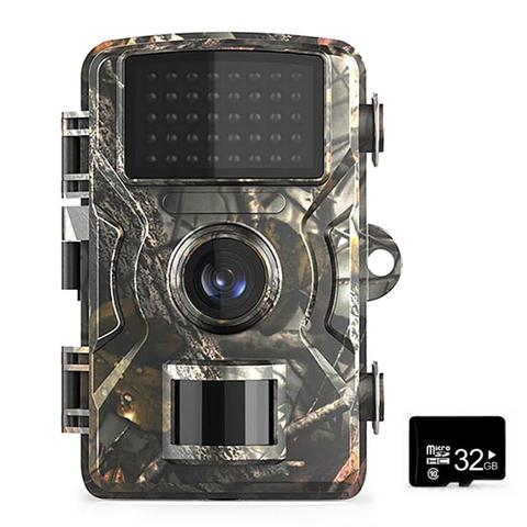 12MP1080P caméra de jeu de piste de chasse à la faune caméra de sécurité activée par le mouvement IP66 w/16GB/32GB TF caméra de repérage de chasse à la carte ► Photo 1/6