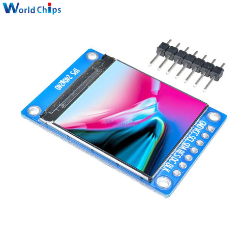 1.3 pouces IPS HD TFT ST7789 lecteur IC 240*240 SPI Communication 3.3V tension 4 fils SPI Interface polychrome LCD OLED affichage bricolage ► Photo 1/6