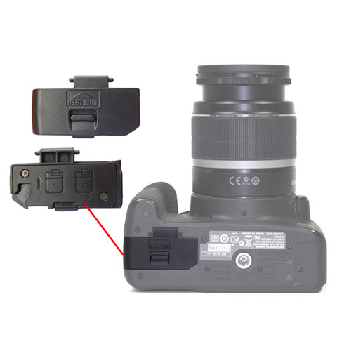 Couvercle de porte de batterie pour réparation d'appareil photo, pour canon 20D 30D 300D 350D 400D 450D 500D 1000D 1100D 1200D 700D T5i 650D ► Photo 1/6