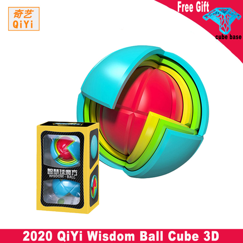 QiYi – boule de sagesse Cube 3D, Puzzle éducatif pour enfants, jouet éducatif pour assemblage magique, labyrinthe ► Photo 1/6