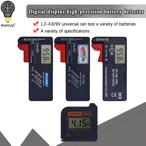 Testeur numérique officiel de capacité de batterie au Lithium AN-168, analyseur de charge, affichage, vérification, AAA, AA, cellule bouton, test universel ► Photo 1/6