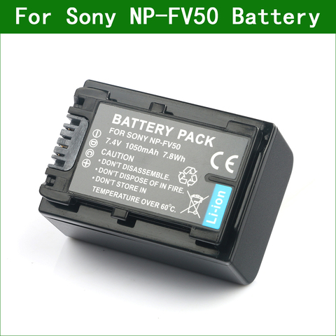 LANFULANG – batterie numérique NP-FV50 NPFV50, pour Sony NP-FV50 NP-FV30 NP-FV40 NP-FV70 NP-FV100 NP-FV50A NP-FV70A NP-FV100A ► Photo 1/6