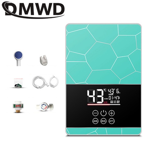 DMWD – chauffe-eau électrique instantané sans réservoir, 6000W, petit format, trois secondes de vitesse, pour la salle de bain et la douche ► Photo 1/4