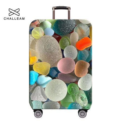 Housse de protection épaisse et élastique pour bagages, étui de voyage à la mode adapté aux valises à roulettes de 18 à 32 pouces XT900 ► Photo 1/6