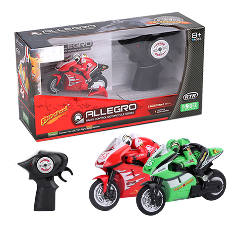 Cool Mini Moto enfants Moto rcycle électrique télécommande voiture RC mini moto rcycle Recharge 2.4Ghz course Moto rbike jouets garçons adultes ► Photo 1/6