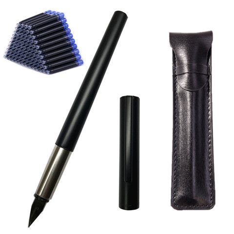 Jinhao – stylo-plume 35 en métal, pointe Extra Fine de 0.38mm, convertisseur de bureau, cadeau d'écriture ► Photo 1/3