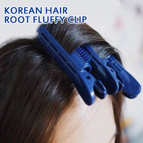 2 pièces cheveux bigoudi Clips racine de cheveux moelleux cheveux volumisant pince frange cheveux bigoudi bricolage outil de coiffure magique cheveux soins rouleaux ► Photo 1/6