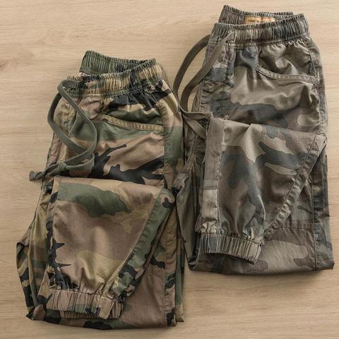 S-4xl grande taille nouveau automne/hiver salopette femme bande élastique et pieds camouflage pantalon pantalon décontracté plus cachemire ► Photo 1/5