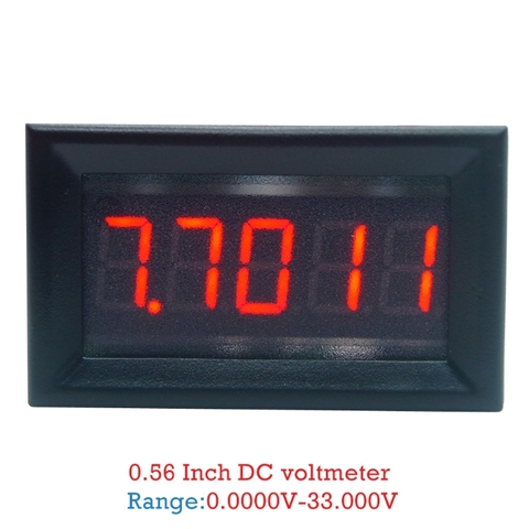 Voltmètre numérique DC 0-33.000V (0-33V) voltmètre numérique à 5 chiffres ► Photo 1/6