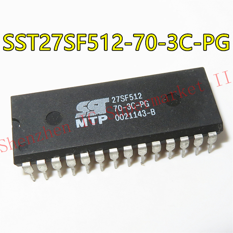 1 pcs/lot SST27SF512-70-3C-PG SST27SF512 27SF512 70-3C-PG DIP28 En Stock ► Photo 1/2