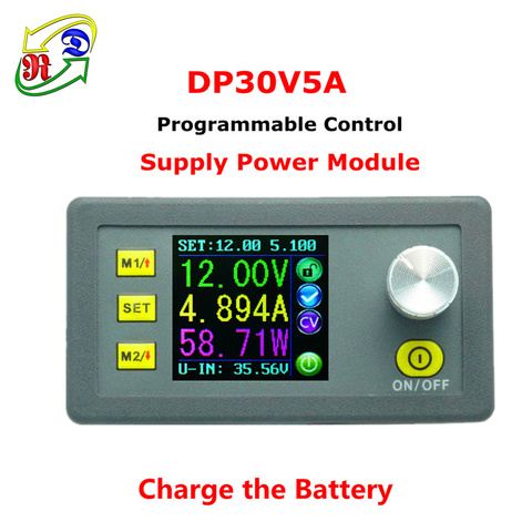 RD DP30V5A courant de tension constante abaisseur module d'alimentation Programmable convertisseur de tension mâle régulateur couleur LCD ► Photo 1/5