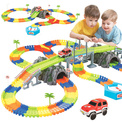 Rail de 5.5cm pour enfant, jouet éducatif universel, accessoires de pistes de course ► Photo 1/6