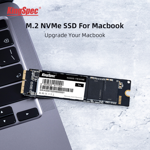 Kingspec – disque dur NVME SSD, avec capacité de 256 go, 512 go, 1 to, pour Macbook Air11 13 
