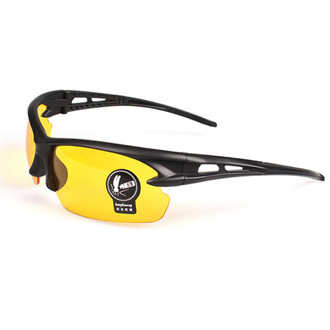 Vision nocturne pilotes lunettes accessoire intérieur lunettes de soleil de protection lunettes de Vision nocturne Anti-éblouissement lunettes de conduite de voiture ► Photo 1/6