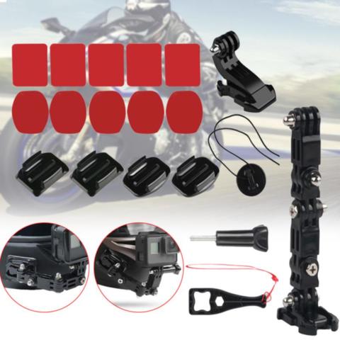 Casque de moto équitation menton montage caméra support ensemble support de menton support de casque amovible pour GoPro Hero6 caméras d'action ► Photo 1/6